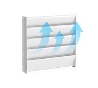 Air Conditioner Deflector - AC Outdoor Unit Air Outlet Baffle, Upward Grille Guide | Window Ceiling Wall Vent Cover Panels | Balcony Friendly Airflow Disperser for Home Duct Heater System