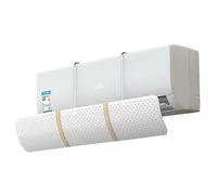 Air Conditioner Deflector, Air Conditioning Baffle, Adjustable Confinement Air Deflector Outlet Shield, 2 Air Guide Modes, Rotatable Panel, for Bedroom Office Hotel (Color : Yellow)