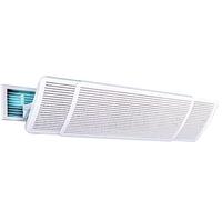 Air Conditioner Deflector,Central Air Conditioning Wind Deflector, Cold Air Universal Wind Shield, Air Outlet Grille Baffle, Anti Direct Blowing (Color : Top hanging, Size : 60cm)(Filter Cotton,98cm)