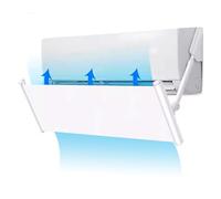 Air Conditioner Deflector Confinement Air Deflector Outlet Air Wing Air Cooled Baffle Wind Direction Telescopic Windshield for Home