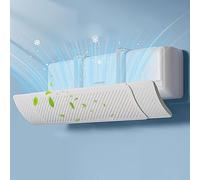 Air Conditioner Deflector Confinement Air Deflector Outlet Air Wing Air Cooled Baffle Wind Direction Telescopic Windshield for Home, White (Color : A)