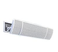 Air Conditioner Deflector,Household Adjustable Telescopic Air Conditioning Diversion, Anti Straight Air Outlet Baffle (Color : Top hanging, Size : 120cm)(Filter Holes,98cm)