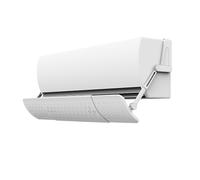 Air Conditioner Deflector, Retractable Air Conditioner Wind Baffle with Purifying Filter, Prevents Direct Blowing, for Home/Room/Office/Elderly, Babies, Pregnant Women (Color : White, Size : C)