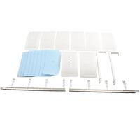 Air Conditioner Deflector - White 8-blade Design For Wall-mounted Units, Redirects Airflow, Reduces Direct Blasting, Enhances Comfort cotton filter
