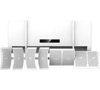 Air Conditioner Deflector - White 8-blade Design For Wall-mounted Units, Redirects Airflow, Reduces Direct Blasting, Enhances Comfort show basic no filter