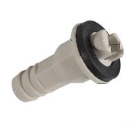 Air Conditioner Drain Connector, Outdoor Unit Drainage Fitting, Condensate Water Connector for Midea 15mm Outlet, Straight Head, Leak-Proof, 7 Pack(A)