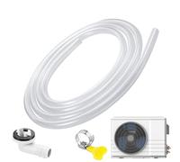 Air Conditioner Drain Hose | 3 m 12mm Replacement Portable Clothes Washer Air Conditioner Hose with Clamp and Hose Connector | Flexible Drainage Pipe for Air Conditioner, Dehumidifier