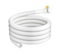Air Conditioner Drain Hose - 9.84ft Length Outlet Pipe - Fit Hole Diameter 2.5cm Portable AC Hose Extension with Cuttable Clamp | for Home Commercial Industrial Washer Cooler Outdoor Unit