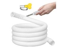 Air Conditioner Drain Hose Flexible Water Tube Replacement with Clamp