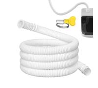 Air Conditioner Drain Hose, Universal Drain Connector, Corrugated Drainage | Heavy Duty Drain Hose Pipe For Garden Pipe AC Drain Tube Hoses For Pump HVAC Aquarium Garden Dehumidifier Washer