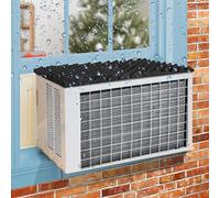 Air Conditioner Drip Pad | Removable Magnetic Cushion - Noise Reducer, AC Rain Cover for Stop Dropping Sound