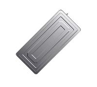 Air Conditioner Drip Pan,Extra Thick Stainless Steel Air Conditioner Drip Tray, Rust and, One-Piece Molding, with Drainage Holes, Accessories(94 * 44 * 3cm)