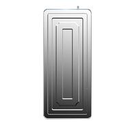 Air Conditioner Drip Pan - Stainless Steel Condensate Water Tray for Indoor/Outdoor AC Units, Includes 2m Drain Pipe and Fitting Kit for Heat Pump Systems