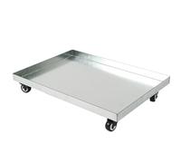 Air Conditioner Drip Tray, Leak-Proof Pallets with Wheels, Steel Washing Machine Drip Pan, Plant Pallet, for Plants, A/C(110 * 30cm)