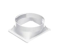 Air Conditioner Exhaust Adapter | 5.9in Portable A/C Unit Tube Connector, Square to Round Window Adapter for Air Conditioning Exhaust Port