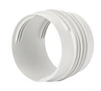Air Conditioner Exhaust Hose, Connector Ventilation Pipe Reducer Adapter For 130Mm 150Mm AC Units White Heat Resistant