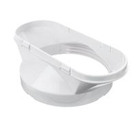Air Conditioner Exhaust Hose Coupler, Ac Unit Tube Connector, Duct Interface Adapter, Fit Fitting, Threaded Lock Design for Mobile Conditioning, Apartment, Bedroom, Home, Residential Cooling