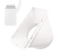 Air Conditioner Exhaust Hose Interface - Air Conditioning Flat Body Duct Interface Pipe Accessories with Good Sealing Effects | Hood Baffle Plate for Vertical and Horizontal Side Sliding