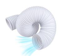 Air Conditioner Exhaust Hose, Portable Air Conditioner Venting Duct Hose Extension, Flexible AC Replacement Thread Vent Tubes, Telescopic Heat Exhaust Ventilation Duct 5.1/5.9 Inch Diameter