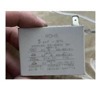 Air conditioner external fan capacitor CBB61 1.5UF 2.5UF 3.0UF 5UF 6UF air conditioner plug-in capacitor(5UF)
