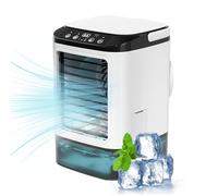 Air Conditioner Fan for Bedroom - AC Cooling Fan for Room,Humidifier with Water Tank 3 Speeds for Home Kitchen Living Room Dorm Indoor Summer Outdoor Travel Fishing Picnic