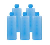 Air Conditioner Fan Ice Packs, Reusable Long Lasting Cold Storage Gel Pack, Compact Small Cooling Ice Pack for Cooler Bag Camping Picnic Travel Cold Chain Transport 5pcs