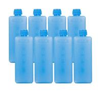 Air Conditioner Fan Ice Packs, Reusable Long Lasting Cold Storage Gel Pack, Compact Small Cooling Ice Pack for Cooler Bag Camping Picnic Travel Cold Chain Transport 8pcs