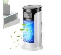 Air Conditioner Fan, Portable Personal Cooler, Quiet Evaporative Ac Unit, Small Cooling Fan with 300ml Water Tank, Adjustable Timer, for Bedroom, Car, Outdoors, Travel, Dorm, Offices