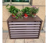 Air Conditioner Fence Screen - Outdoor AC Unit Cover & Decorative Plant Display Rack - Condenser Protective Cover for Weeds & Foliage - Stylish & Functional Shield