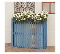 Air Conditioner Fence,Trash Can Enclosure, Wooden Fence Panels For Outside Units,Outdoor Privacy Screen For AC,sh Bins,vinyl Fence,Outdoor Privacy Screen For AC,(Blauw,L85cm x W35cm x H80cm)