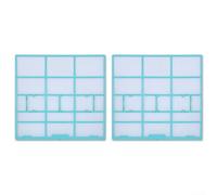 Air Conditioner Filter, AC Dust Screen, Replacement Mesh for Midea Hualing Indoor Unit, Easy Install Plastic Guard, 2 Pack(29.7 * 28cm)