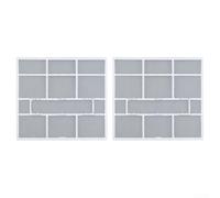 Air Conditioner Filter Screen for Indoor Ceiling-Hung Units to Help Limit Contaminant Buildup on Heat Exchange Surfaces (30.7X28.5cm)