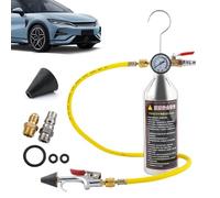 Air Conditioner Flush Kit | Automobile Air Conditioning Pipeline Cleaning Tool,High Performance Automotive AC Pipe Cleaner Tool with Gauge and for Truck RV
