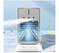 Air Conditioner for Car, 3 Wind Speeds,3 Spray Modes,4 In 1 Portable Air Coolers 2/4 H Timer,120° Oscillating Air Coolers Uk for Home Bedroom Office Desktop