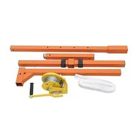 Air Conditioner Hoist with Lifting Bracket and Manual Winch for Outdoor Unit Installation and Disassembly, Heavy Duty, Easy to Use, Portable, Efficient Lifting Solution