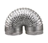 Air Conditioner Hose 6 Inch Aluminum Foil Duct Hose Silver | Flexible Hose Ventilation, Built-in Wire Helix, Non-insulated Design, Easy Cleaning, 1 X Duct Hose