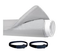 Air Conditioner Hose Cover Wrap - Waterproof Insulated Three Layer Adjustable Sleeve, Heat Resistant Tube Shield with Flexible Fit and Energy Efficiency | Longevity Outdoor Indoor for Pipe Protection