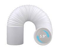 Air Conditioner Hose Extension, 15 * 300cm / 5.9Inch * 9.8FT Air Conditioner Replacement Tubes Portable Flexible Stretch and Contract Freely Air Conditioner Hose Tube Replacement Parts