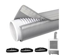 Air Conditioner Hose Insulation Sleeve - 150x53cm Neoprene HVAC Pipe Cover, Heat Resistant Dustproof AC Duct Wrap, Energy Saving Cooling System Protector for Home Office Restaurant Installation Mainte
