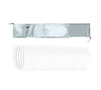 Air Conditioner Hose Thermal Cover, Air Conditioner Hose Cover Wrap, Aluminum Foil Pipe Protection, Waterproof Design, Outdoor Installation, Commercial Use