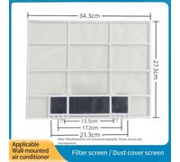 Air Conditioner Indoor Unit Filter Net for Split AC Systems - Mesh Cover Accessory, Plastic Replacement Filter for Hanging Air Ou(34.3 * 27.3)