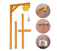 Air Conditioner Installation Lift Tool with Hanger - Essential 49.2ft Rope System for Easy Outdoor AC Unit Setup and Support, Perfect for HVAC Professionals