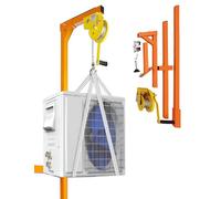 Air Conditioner Installation Lifting Crane Tool, Height Adjustable Support Bracket for HVAC Mounting Equipment