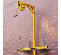 Air Conditioner Installation Tool - Folding Self-Locking Hand Winch Lifting Bracket, Portable Mini Crane for Easy Disassembly and Installation(15m Rope)