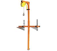 Air Conditioner Lifting Tool with Manual Winch Hoist - Heavy-Duty Installation Bracket for Safe Efficient AC Unit Handling & Easy Setup