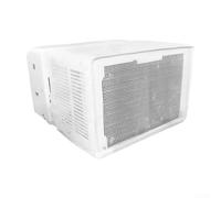 Air Conditioner Mesh Cover Made with Tear Resistant Fabric, Enhances Airflow and Shields Units from Dust, Dirt, and Outdoor Elements (White)