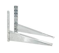Air Conditioner Outdoor Unit Brackets, for Ductless Mini Split Air Conditioner Heat Pump Systems, Heavy Duty Galvanized Steel Support Bracket(3P(500*520mm))