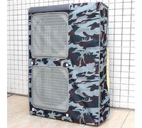 Air Conditioner Outdoor Unit Cover, All-inclusive Use, No Need to Take Off The Main Unit Cover, with Ventilation Net, Waterproof, Sunproof, Dustproof(Blue,98x145x42cm)