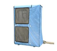 Air Conditioner Outdoor Unit Cover, Window Split AC Condensing Covers, 600D Oxford Cloth with Vent Mesh, Waterproof Dustproof HVAC Protector(Blue,92x135x36cm)