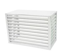 Air Conditioner Outdoor Unit Privacy Cover |Aluminum AC Privacy Screen Fence Protective Cover | AC Condenser Metal Cover For Outside Units | Protective Grilles For Air Conditioners And Heat Pumps (Co